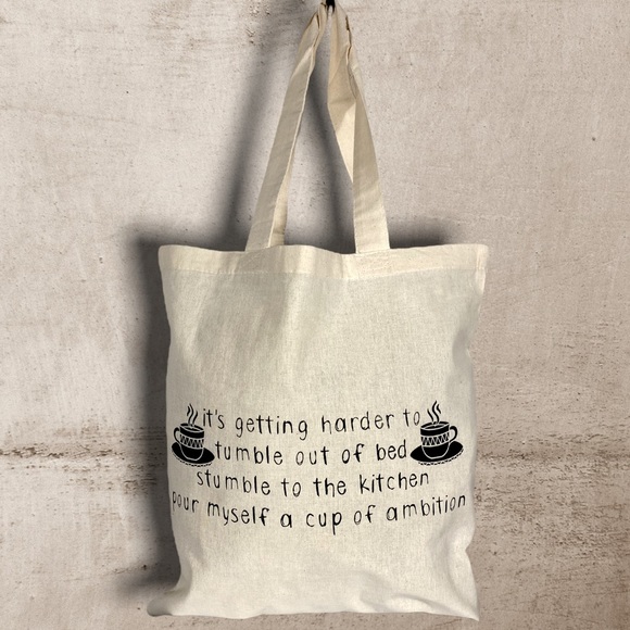 Simplicity Canvas Tote bag NWT inspire yoga meditation - Picture 2 of 4